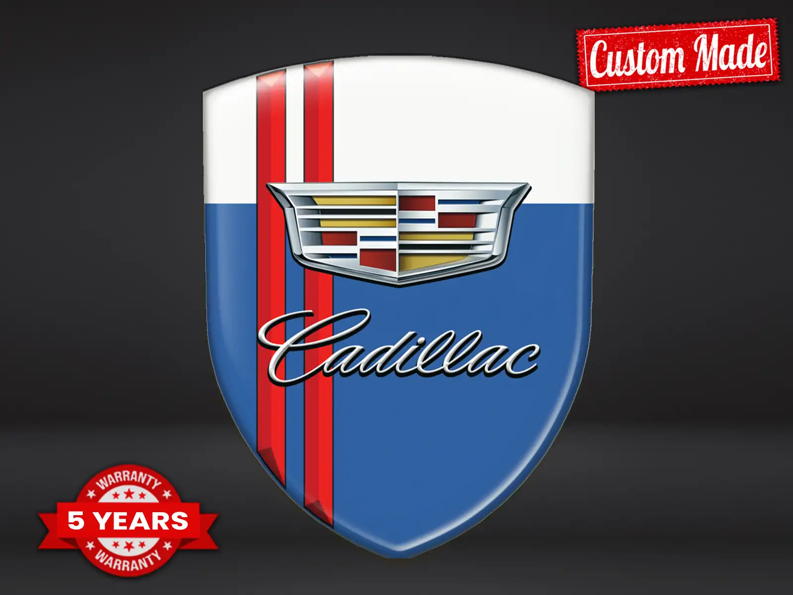 Cadillac Car Decal Style Minimal Sturdy Premium Pro Universal ST